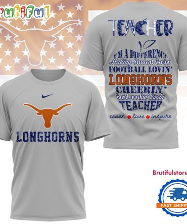 Texas Longhorns Teacher Pride 2025 Unisex 3D Shirt