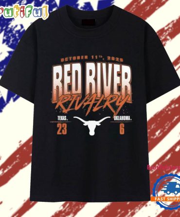 Texas Longhorns Vs. Oklahoma Sooners 2025 Score T Shirt