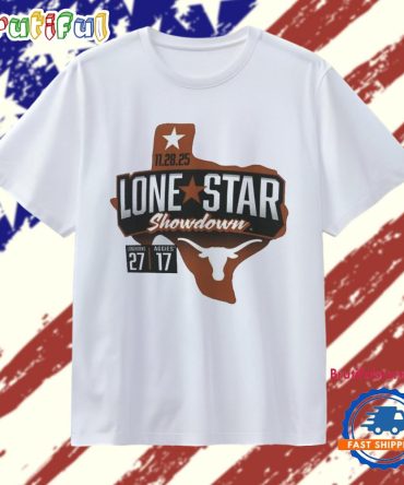 Texas Longhorns Vs. Texas A&M Aggies 2025 Lone Star Showdown Score T Shirt