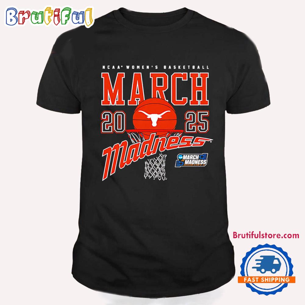 Texas Longhorns Ncaa Men’S Basketball March Madness 2025 T Shirt