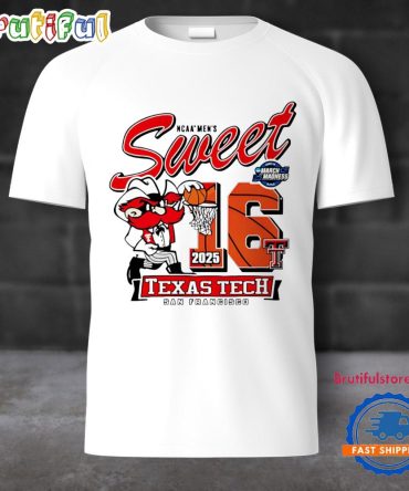 Texas Tech Basketball 2025 Sweet 16 Dunk On You T Shirt