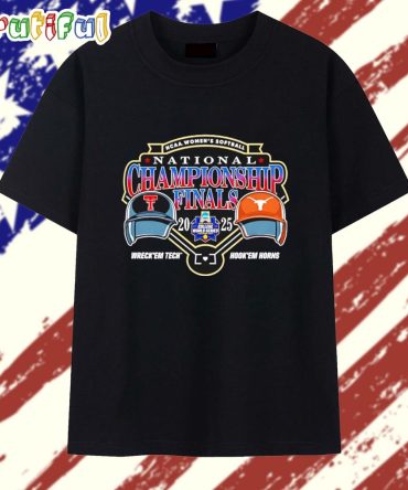 Texas Tech Vs Texas Longhorns 2025 Softball National Championship Finals Matchup T Shirt