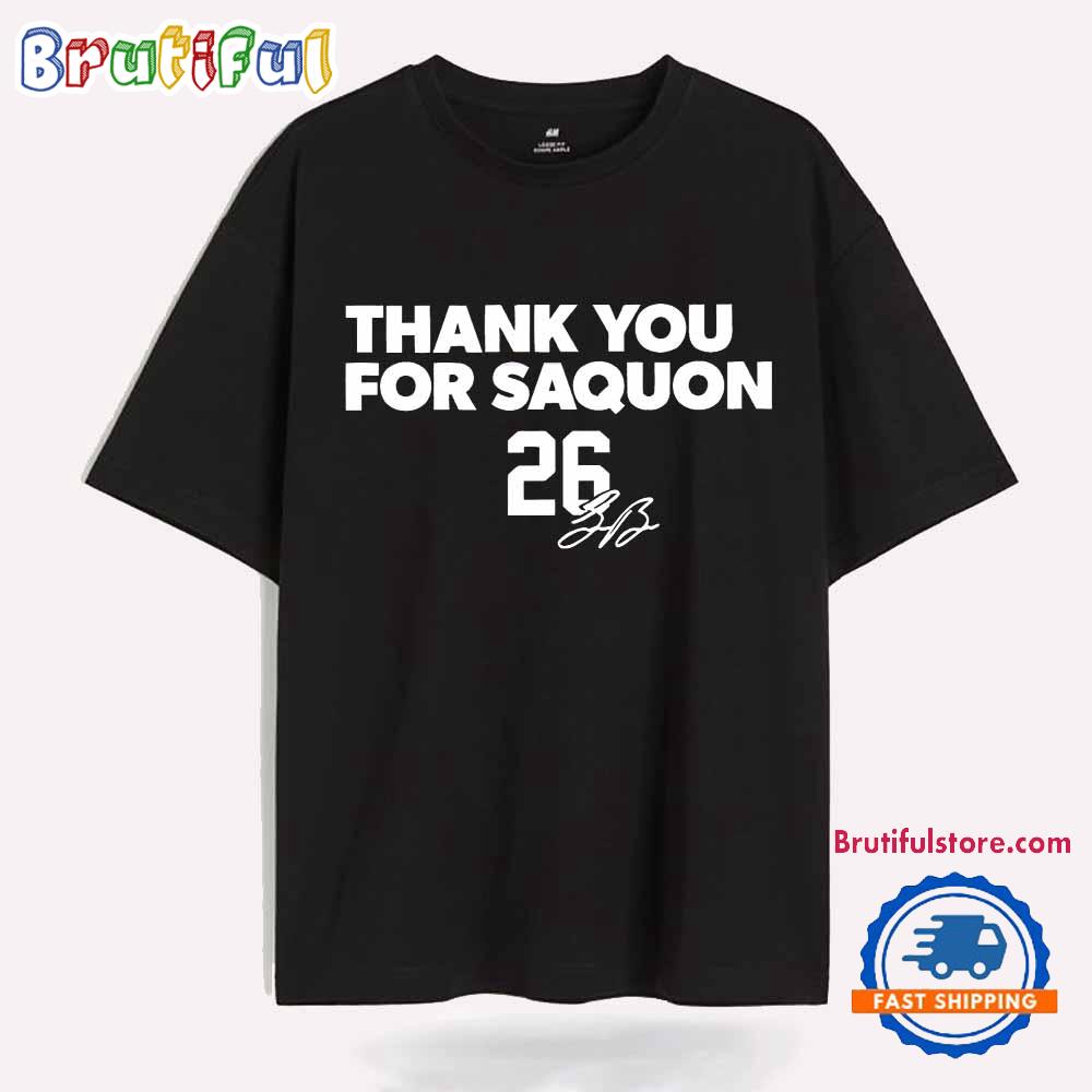 Thank You For Saquon Barkley 26 T Shirt