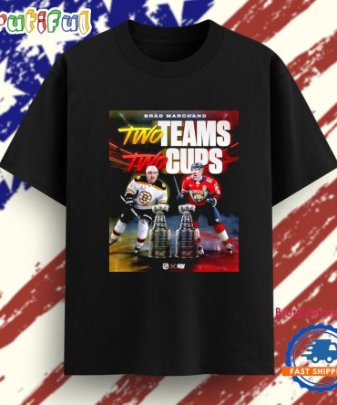The Legend Of Brad Marchand Two Teams Two Cups T Shirt