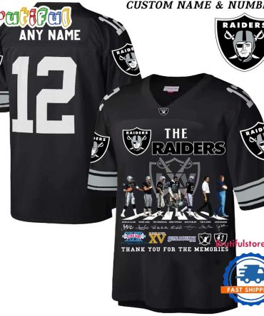 The Oakland Raiders 65Th Anniversary 1960-2025 Football Jersey