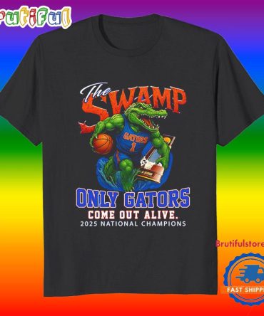 The Swamp Only Florida Gator Come Out Alive 2025 National Champions T Shirt