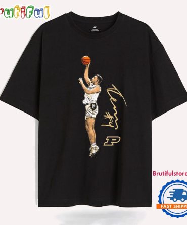 Trey Kaufman-Renn Jump Shot Purdue Boilermakers Signature T Shirt