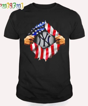 True Colors Bleed Yankee Blue Ny Yankee T Shirt