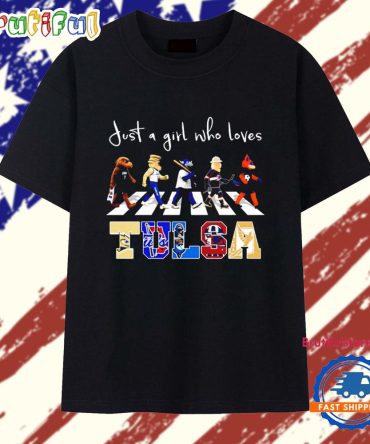 Tulsa Team Just A Girl Who Loves Abbey Road T Shirt
