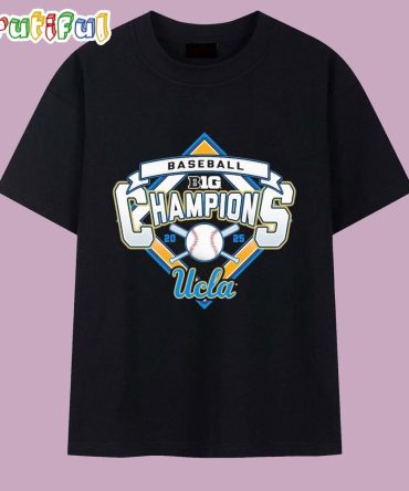 Ucla Bruins 2025 Big Ten Baseball Regular Season Champions T Shirt