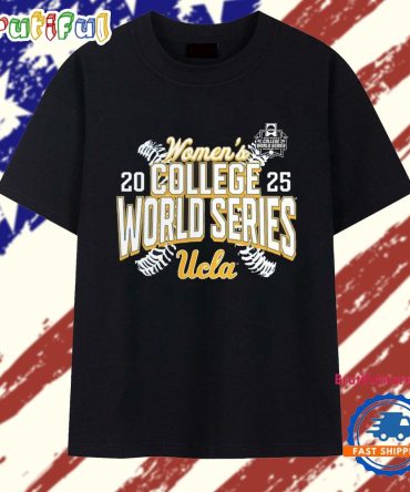 Ucla Bruins 2025 Ncaa Softball Women’S College World Series Cut Off T Shirt