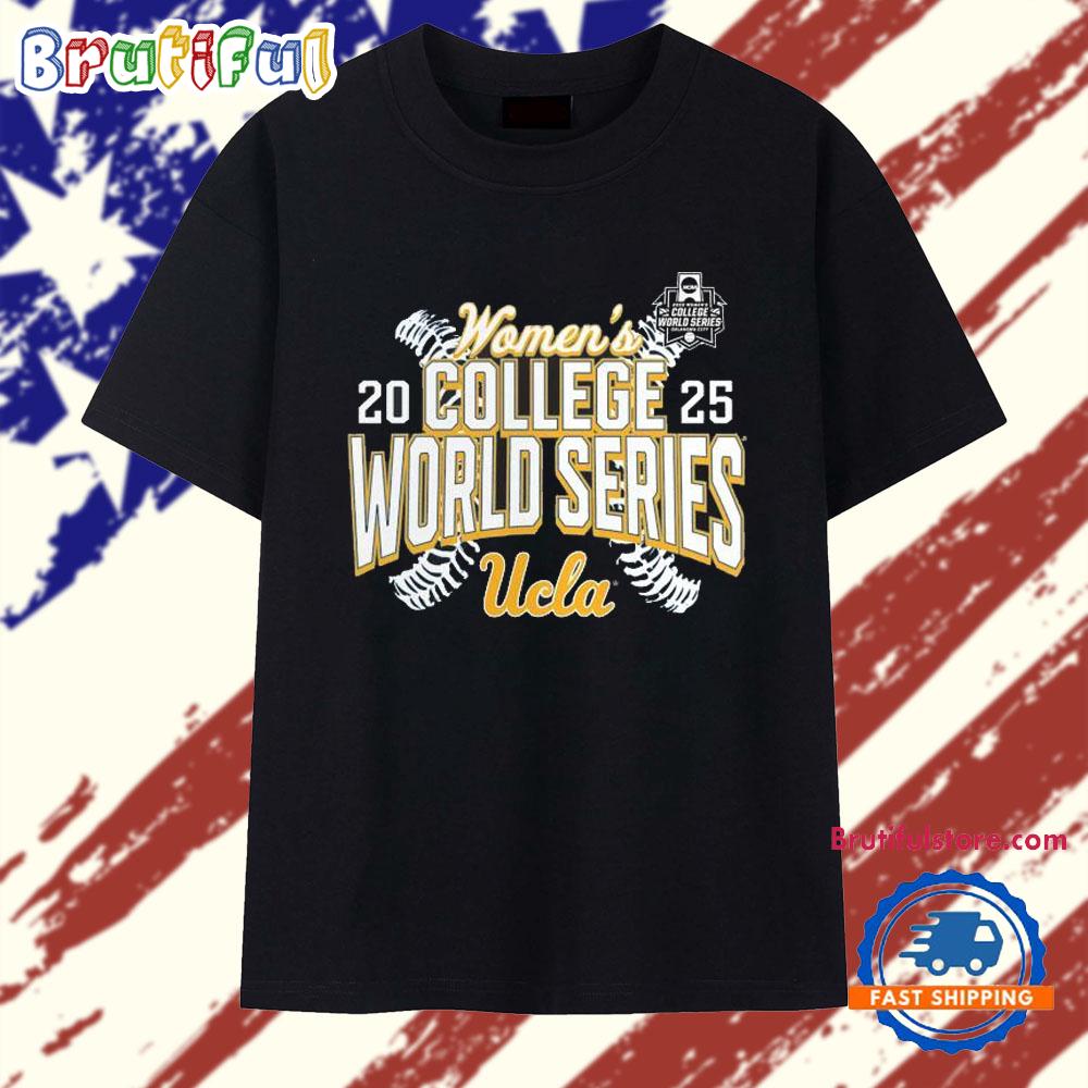 Ucla Bruins 2025 Ncaa Softball Women’S College World Series Cut Off T Shirt