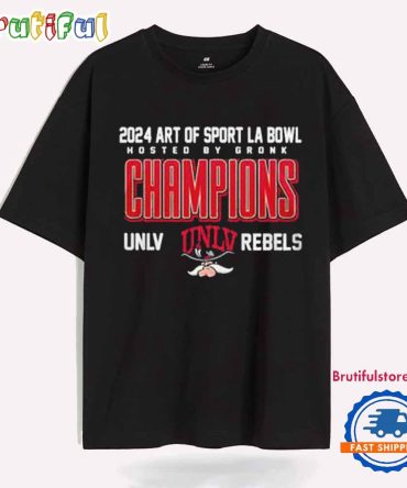 Unlv Rebels 2024 Art Of Sport La Bowl Celebration T Shirt