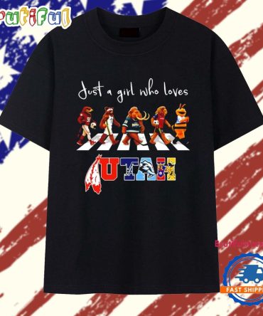 Utah Team Just A Girl Who Loves Abbey Road T Shirt