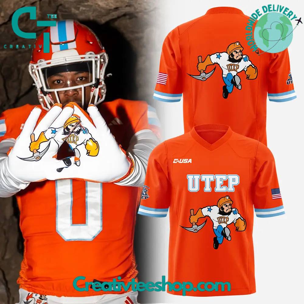 Utep Miners Football Homecoming Threads Football Jersey