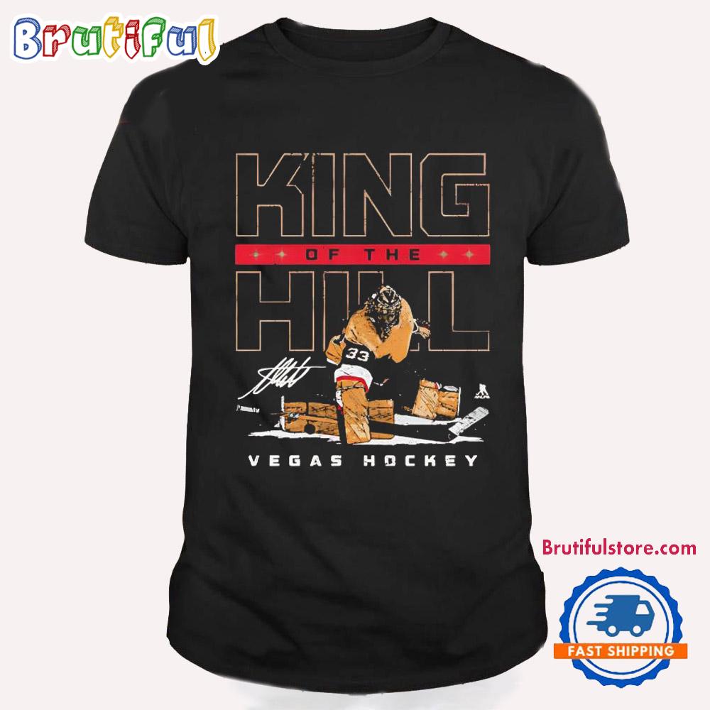 Vegas Golden Knights Adin Hill King Of The Hill Signature T Shirt