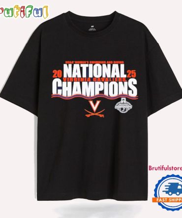 Virginia Cavaliers 2025 Ncaa Women’S Swimming And Diving National Champions T Shirt
