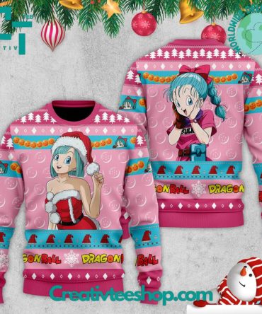 Dragon Ball Bulma Ugly Christmas Sweater