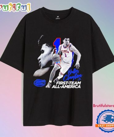 Walter Clayton Jr First Team All America Florida Gators T Shirt