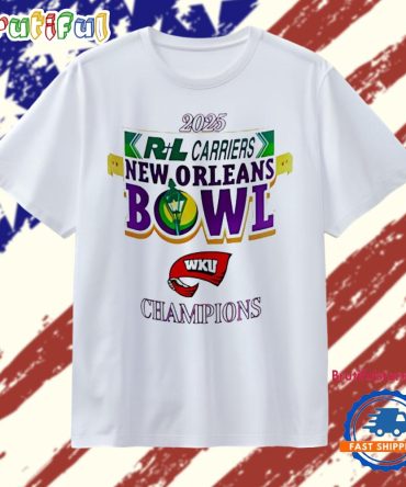 Western Kentucky 2025 New Orleans Bowl Champions Logo T Shirt