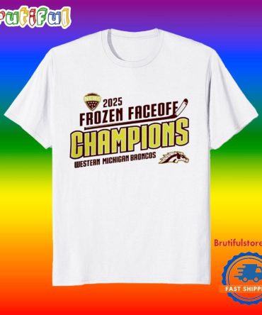 Western Michigan Broncos 2025 Frozen Faceoff Champions Shirts