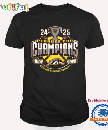 Western Michigan Broncos 2025 Penrose Cup Champions T Shirt
