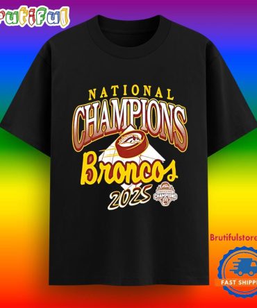 Western Michigan Broncos Hockey 2025 National Champions Ncaa T Shirt