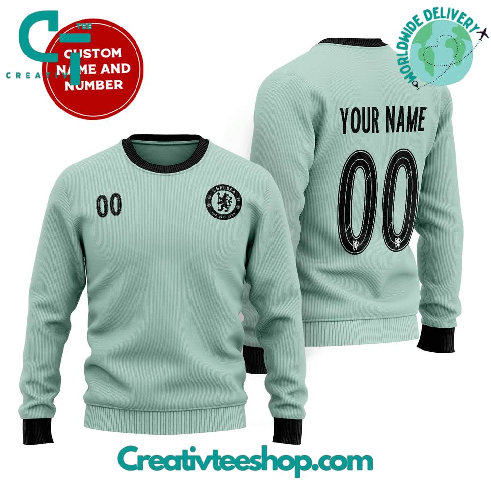Chelsea Third Kits Personalized Sweater