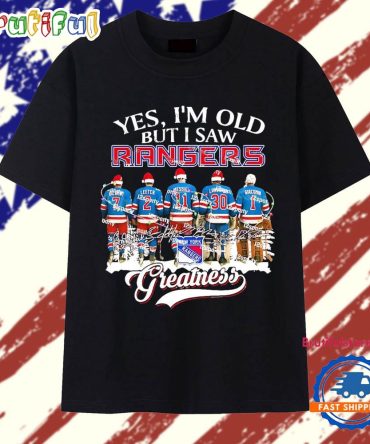 Yes I’M Old But I Saw New York Rangers Greatness Christmas T Shirt