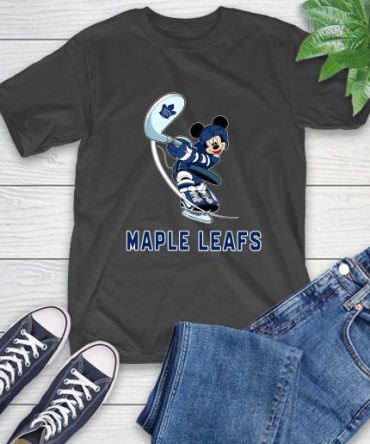 Nhl Hockey Toronto Maple Leafs Cheerful Mickey Mouse Shirt T-Shirt