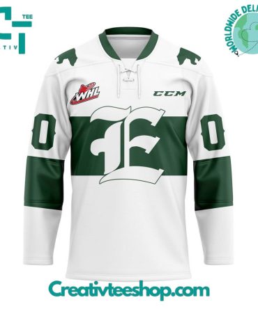 Whl Everett Silvertips Reverse Retro Pattern Hockey Jersey