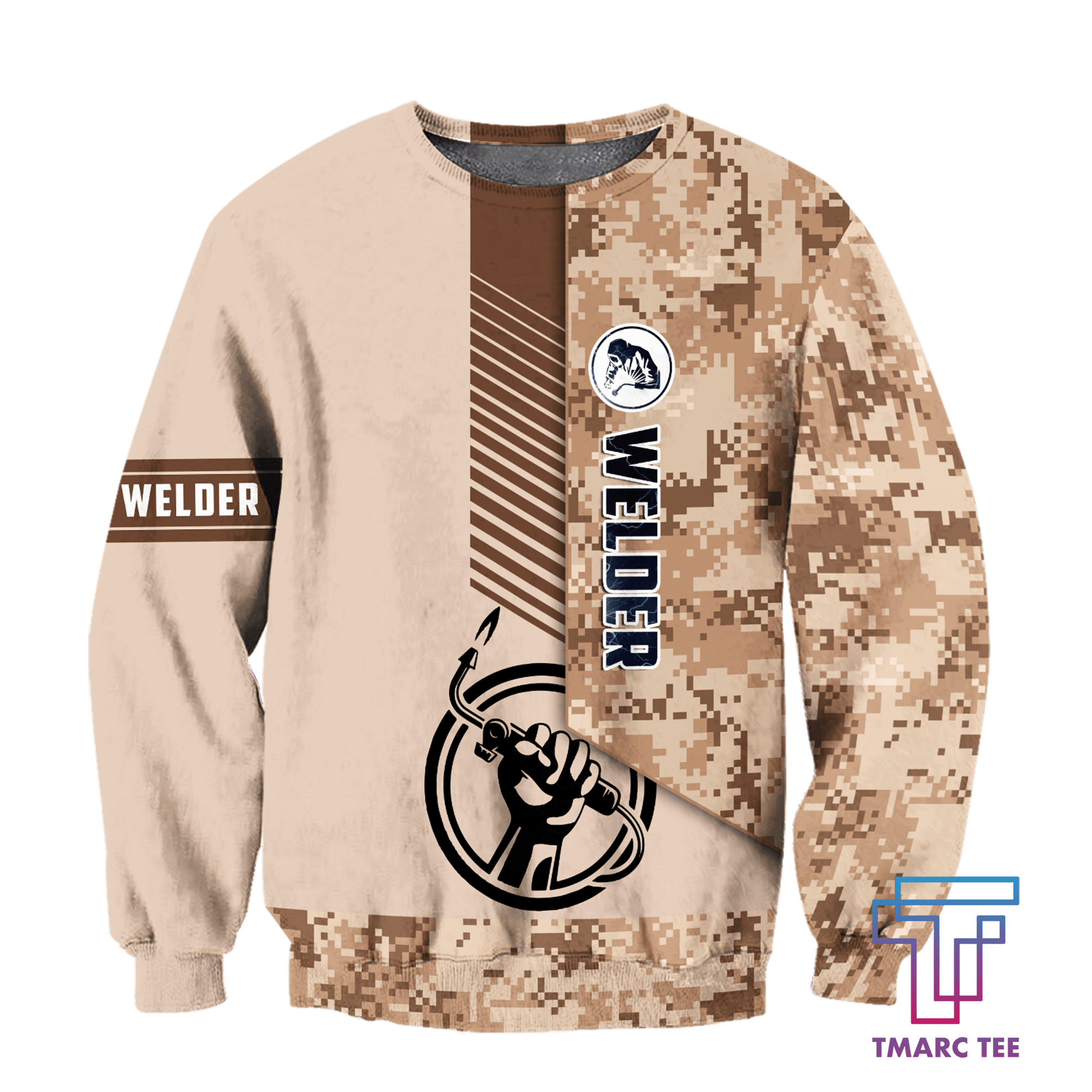 Welder Brown Camo Welding Qt308069 - Image 3