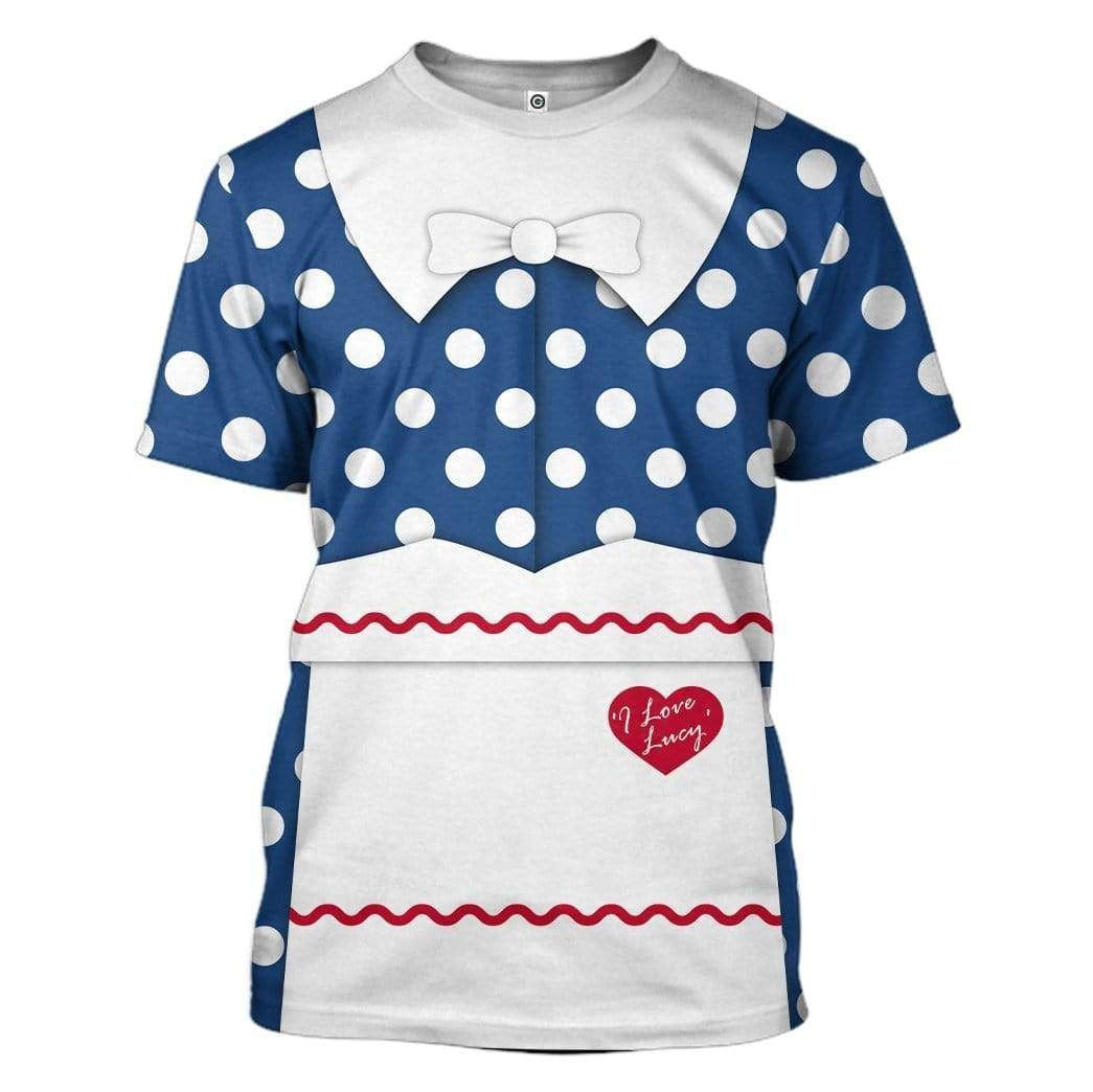 I Love Lucy Custom Cosplay Costume Tshirt Sweatshirt Hoodie - Image 3