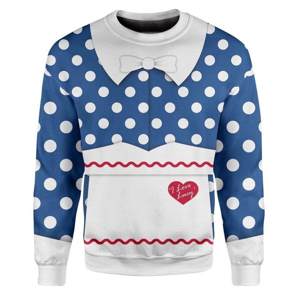 I Love Lucy Custom Cosplay Costume Tshirt Sweatshirt Hoodie - Image 2