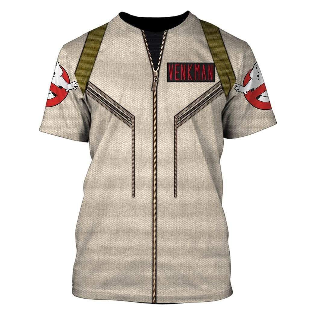Ghostbusters Venkman Hero Custom Cosplay Costume Tshirt Zip Hoodie Sweatshirt Qt208553Hc - Image 3