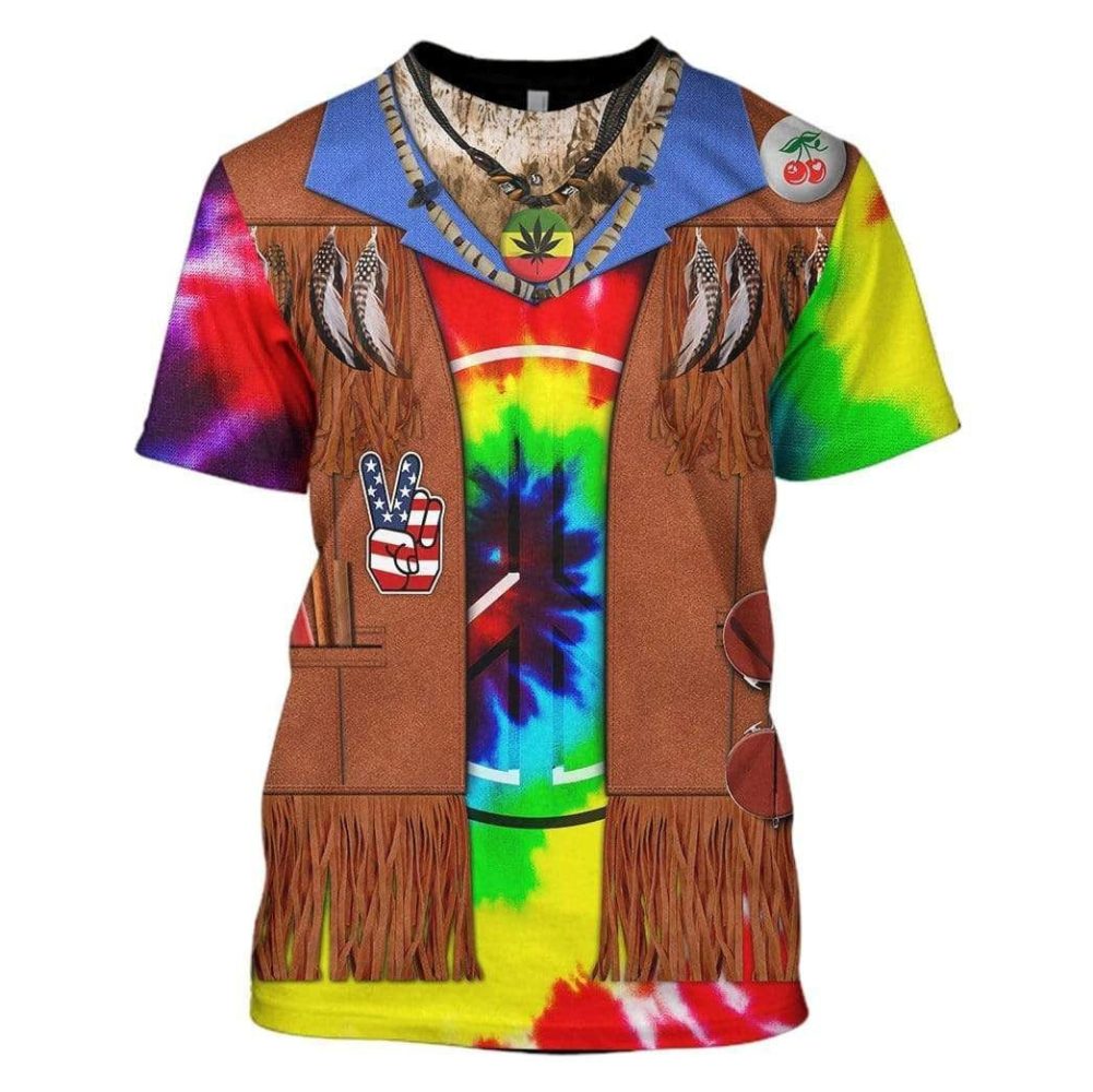 Hippie Custom Cosplay Costume Tshirt Hoodie Sweatshirt Qt208555Tf - Image 3