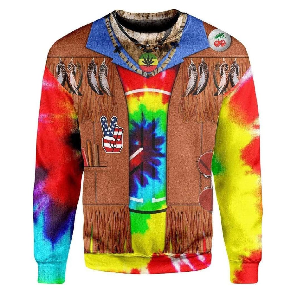 Hippie Custom Cosplay Costume Tshirt Hoodie Sweatshirt Qt208555Tf - Image 2
