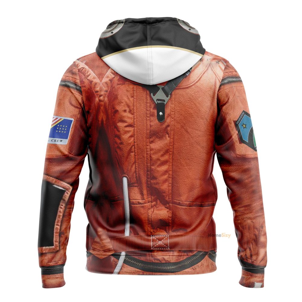 Personalized Custom Name 3D Nasa Orange Astronaut Flightsuit Cosplay Costume Hoodie Qt207202Hg - Image 2