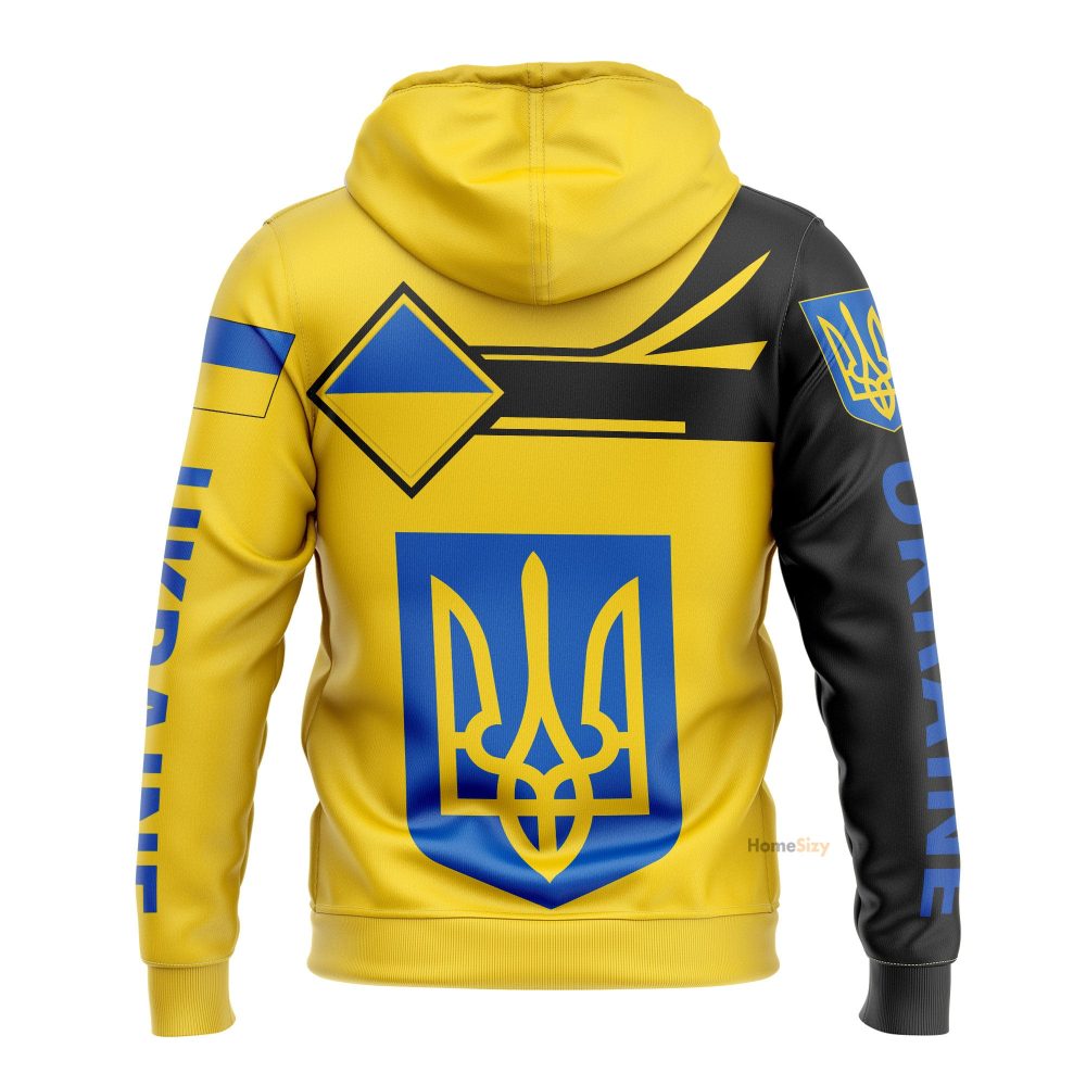 Personalized Custom Name Ukraine Hoodie I Stand With Ukraine Merch For Mens Ukrainian Gifts Qt306073Hf - Image 3