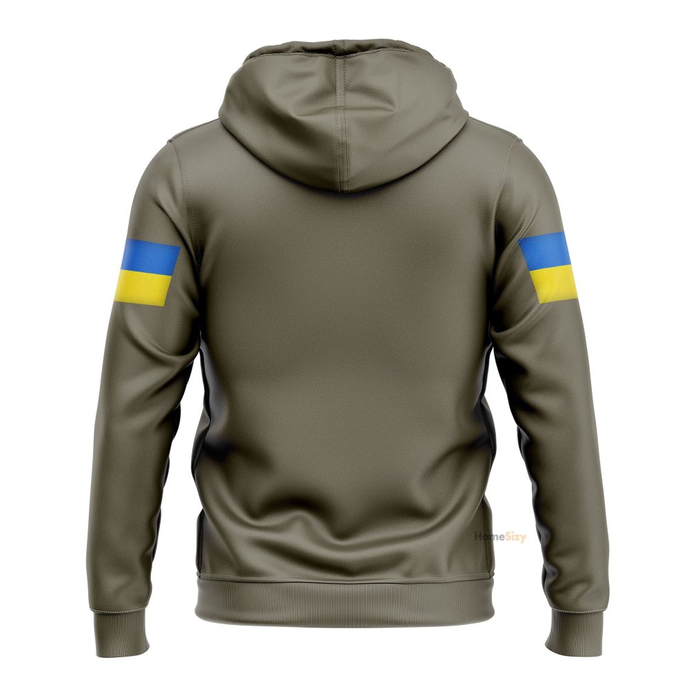 Personalized Custom Name Ukraine Soldier Hoodie Stand With Ukraine Ukrainian Clothing Gift Qt301289Hf - Image 2