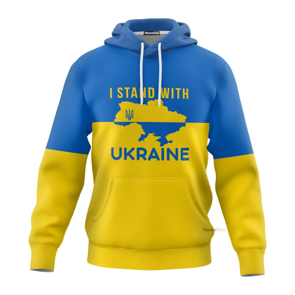 Ukraina Hoodie Puck Putin Support Ukrainian Merchandise Qt302072Hf
