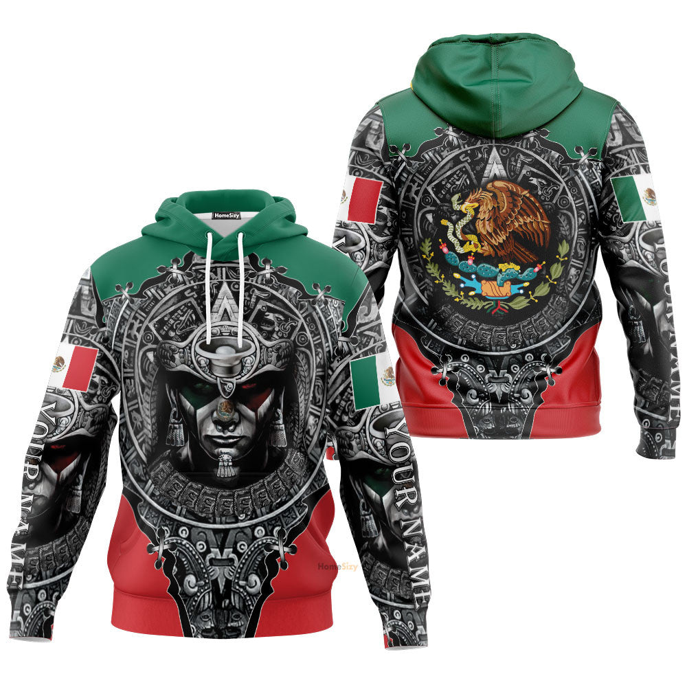 Personalized Custom Name Aztec Mexican Hoodie 3D Qt306105Hf - Image 3