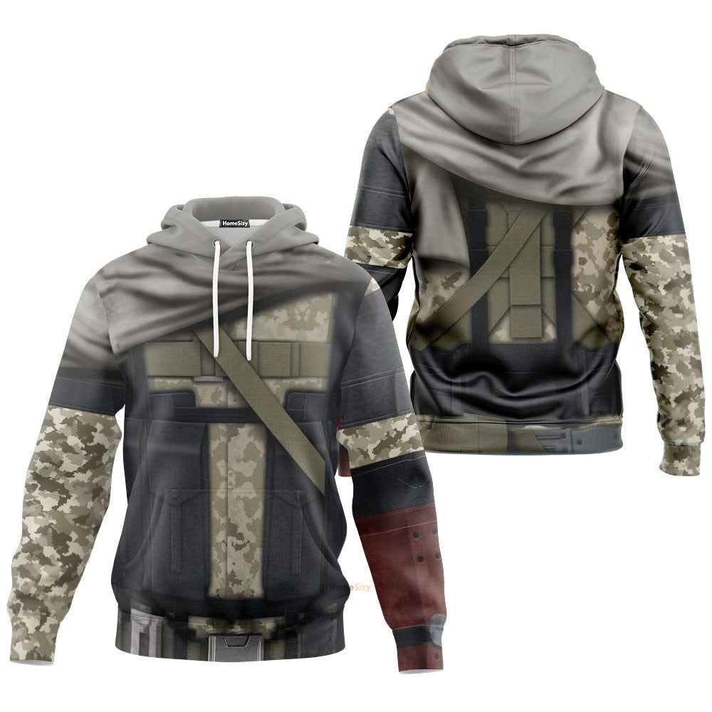 Metal Gear Big Boss Venom Snake Custom Cosplay Costume Hoodie Qt206179Tf - Image 3