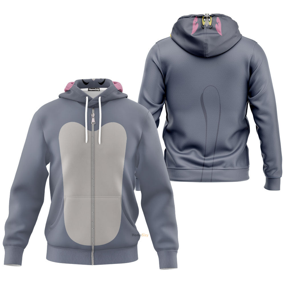 Tom And Jerry Tom Custom Cosplay Costume Hoodie Qt208706Hg - Image 2