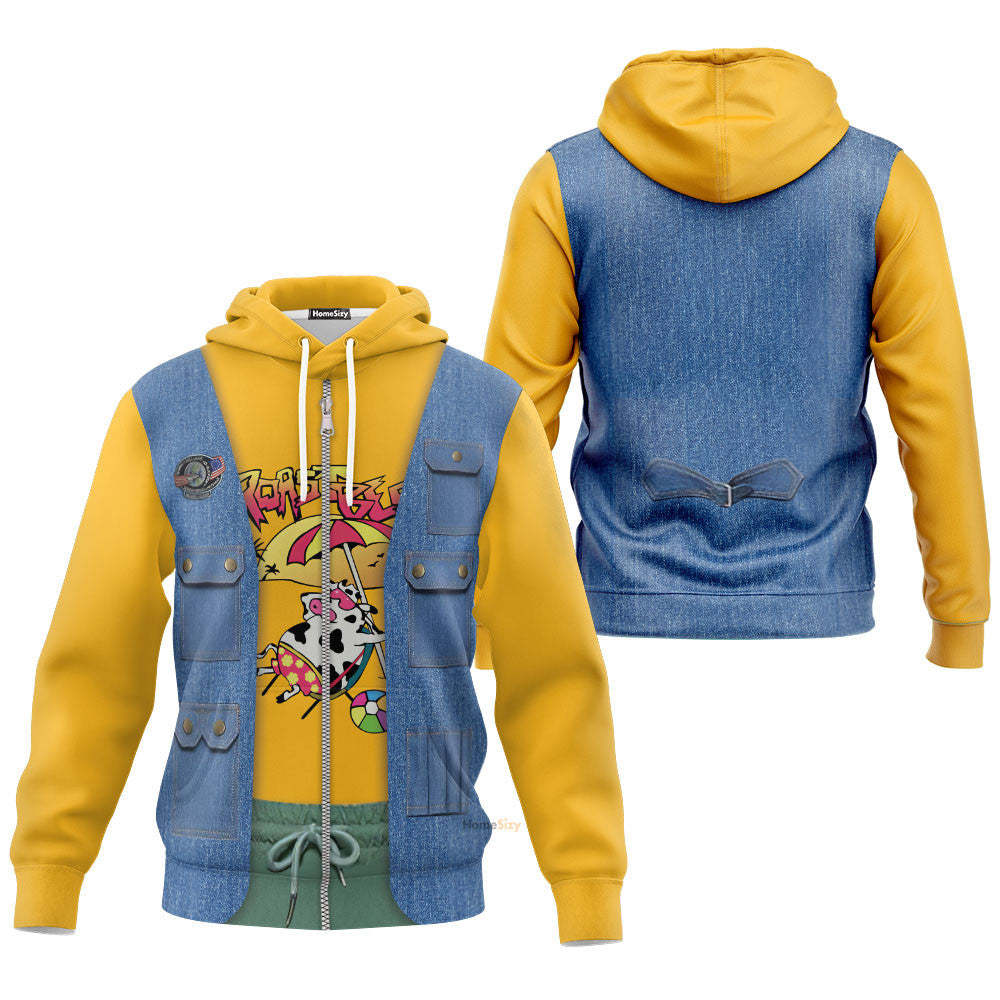 Stth Dustin Henderson Cosplay Costume Hoodie Qt206063Tf - Image 2