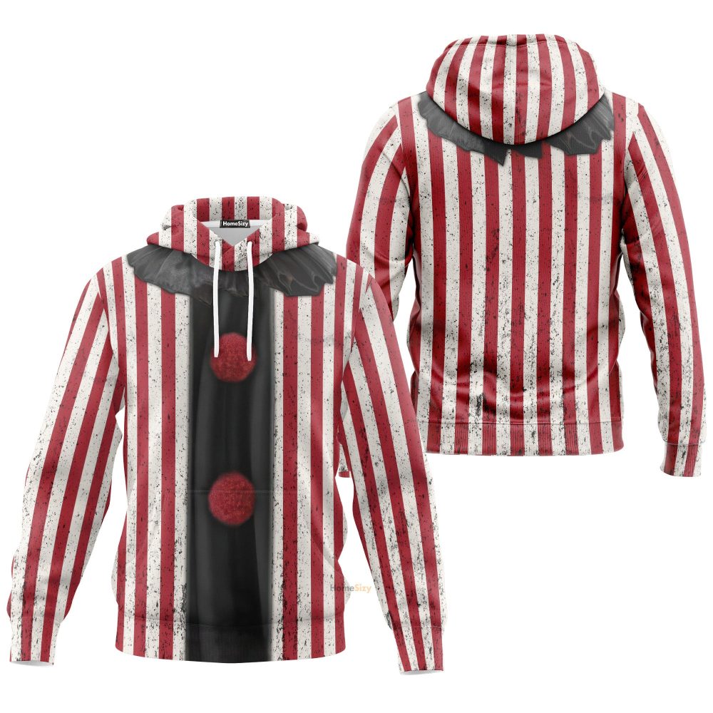Nightmare Clown Halloween 3D Custom Cosplay Costume Hoodie Qt308736 - Image 3