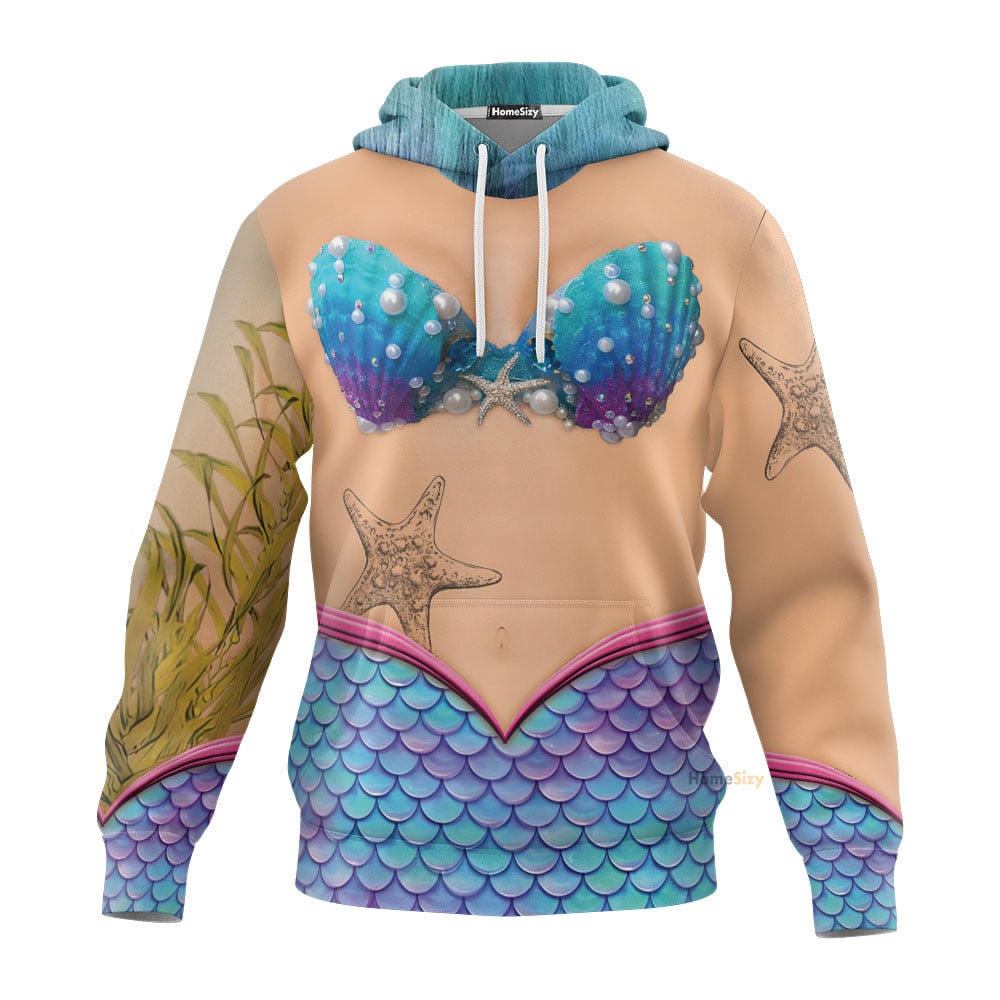 Mermaids - 3D Zip Hoodies Tshirt Sweatshirt Qt308894