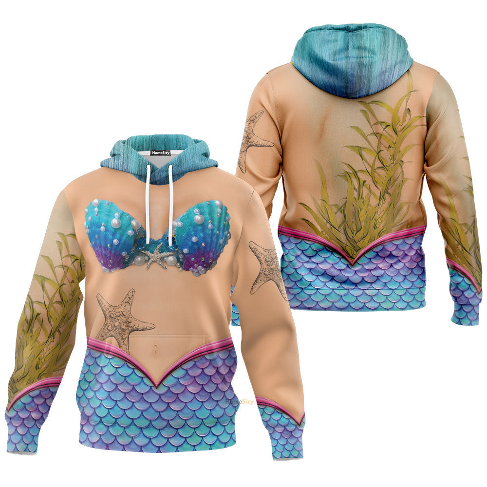 Mermaids - 3D Zip Hoodies Tshirt Sweatshirt Qt308894 - Image 3