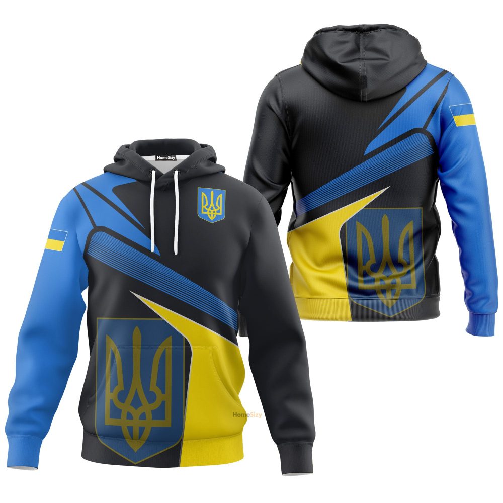 Ukraine Hoodie Honor Ukraine Ukrainian Flag Hoodie Clothing For Men Qt208088Hf - Image 3