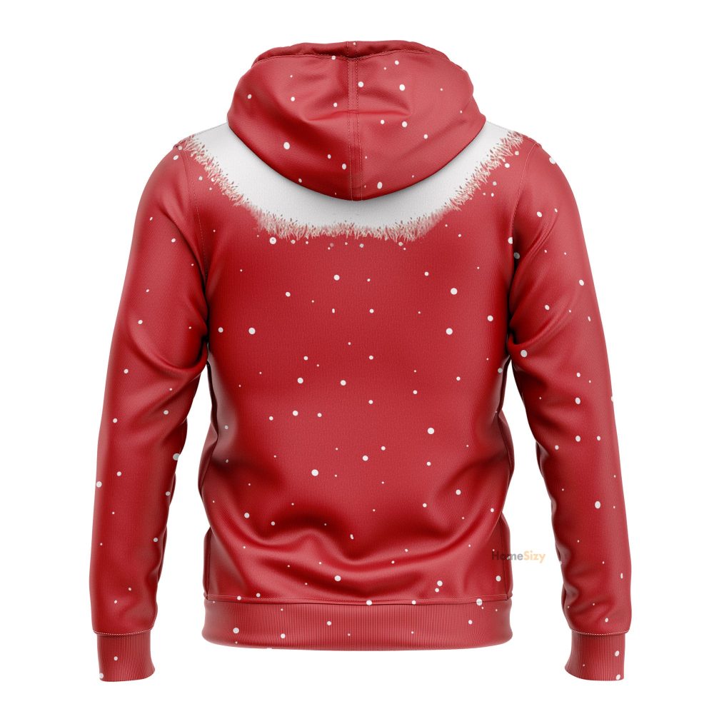 Male Santa Body Christmas - Cosplay Costume 3D Hoodie Qt212152 - Image 3
